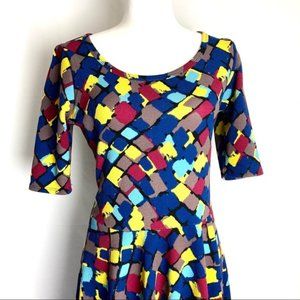 Abstract Party Dress Special Occasion LuLaRoe L